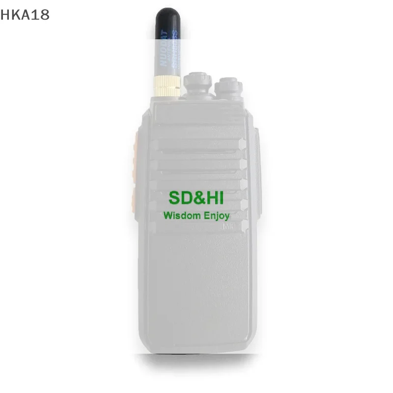 SMA-M/SMA-F Dual Band Antenna UHF VHF Antenna SRH805S Designed For Walkie Talkie 4.5cm 1Pc