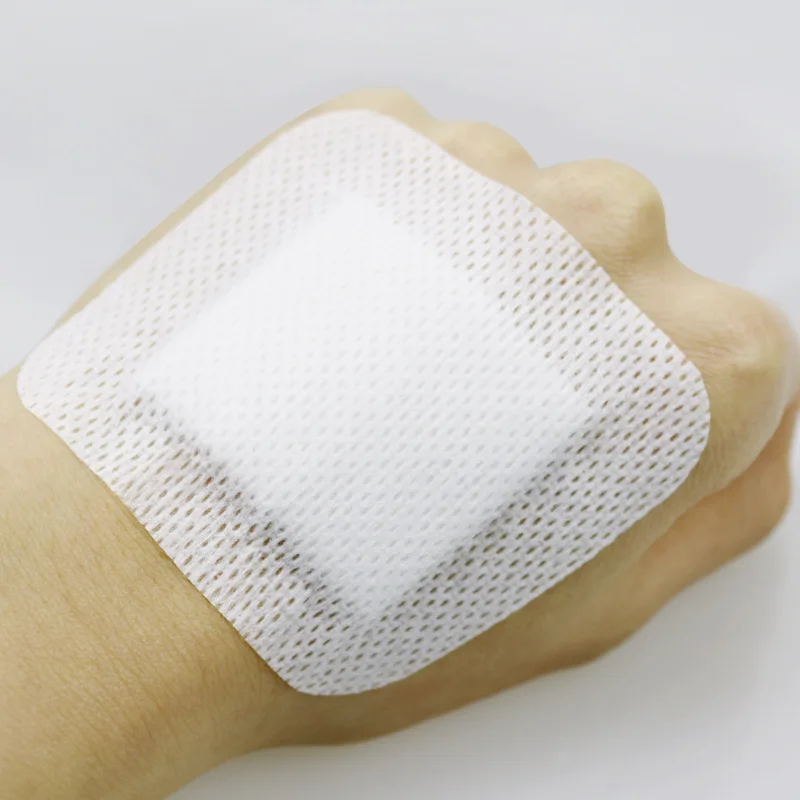 40Pcs 6x7cm/10x10cm Medical Adhesive Wound Dressing With Absorbent Pad First Aid Wound Hemostatic Sticker Band Aid