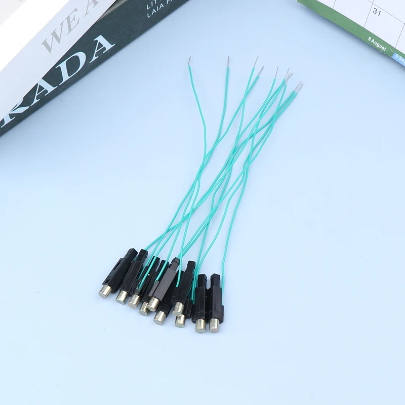 Piezoelétrico Fire Wire Copper Cap, Igniter eletrônico, Spray Isqueiro, Peças de reposição Fogão, Acessórios, 10pcs