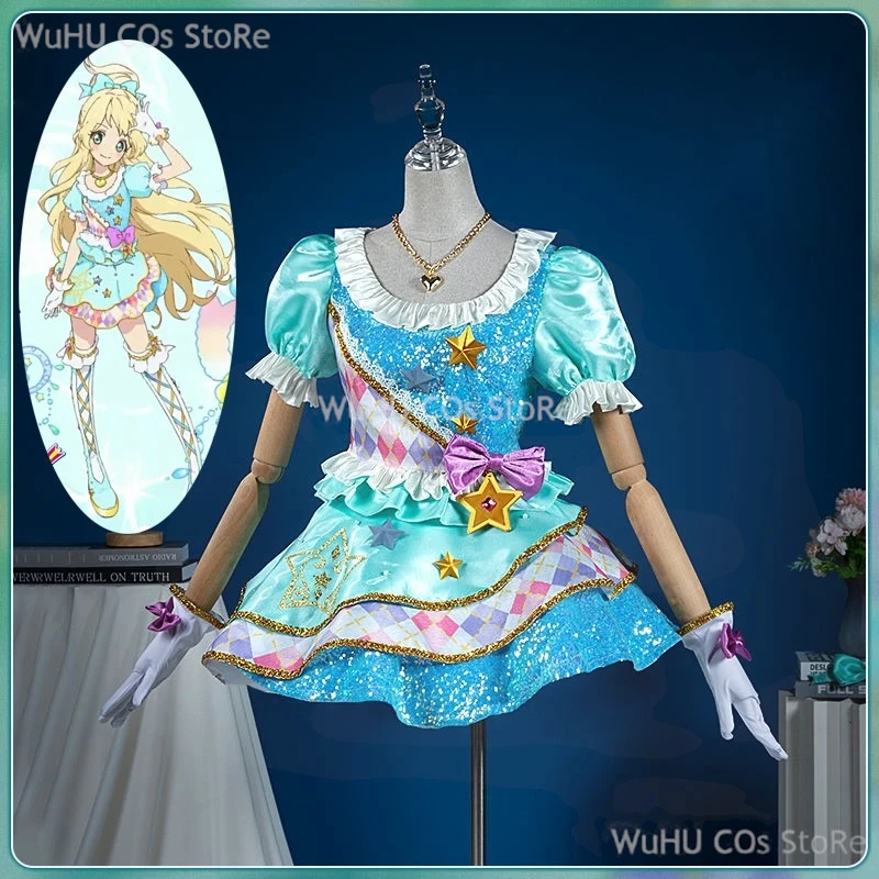 

Aikatsu STARS Shiratori Hime Cosplay Costume Shoes Lolita Kimono Uniform For Halloween Christmas Party Masquerade Anime Shows