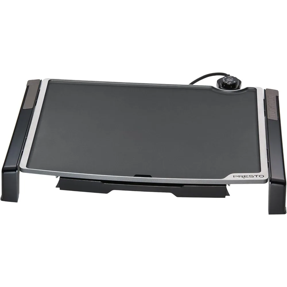 Presto Electric Tilt-N-Fold Griddle, Preto, 19 "X 15", 07073