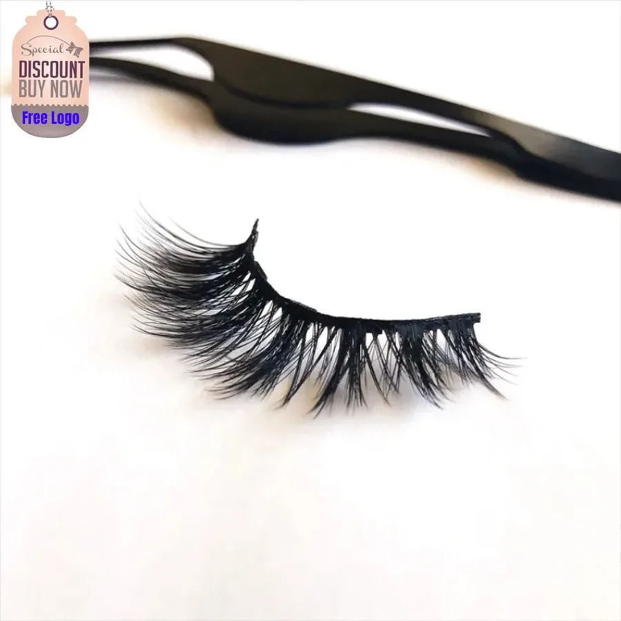 

Custom 20style Magnetic Eyelash Kit 3pairs Natural Long False Eyelashes Soft Mink Lashes Waterproof Liquid Eyeliner Tweezer