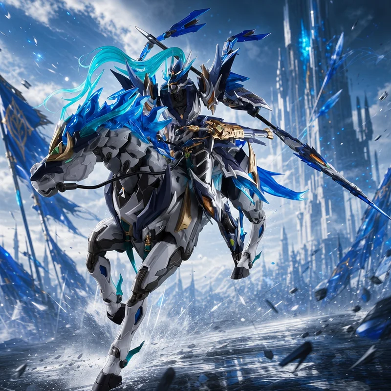 Model Kit Zhao Yun - Em Estoque: Modelo Mecha Nuclear Huang