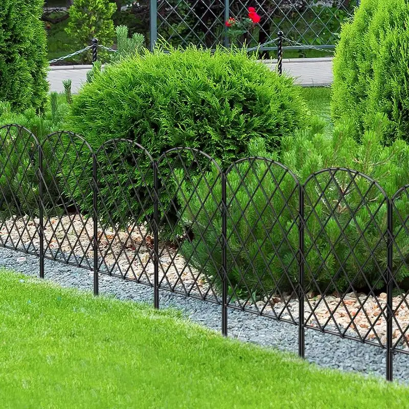 Decorative Fence Ornamental Wire Border Panel Fencing 10PCS Decorative Garden Fences And Borders For Yard Patio Outdoor Decor