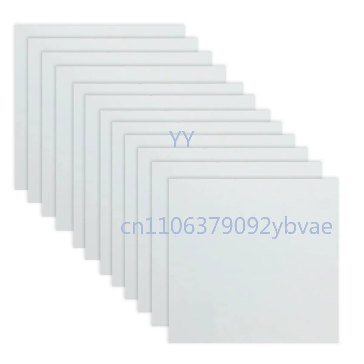 12 Sheets Milky Translucent PET Sheet 12x12 Inch for Stencil Making