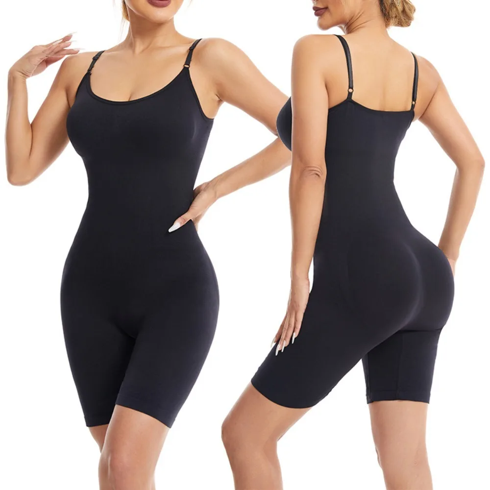 

Hip lifting Women's Shapewear Abdominal Contraction Shaping Body Shaping Underwear Solid Color Upper Support One piece Shapewear