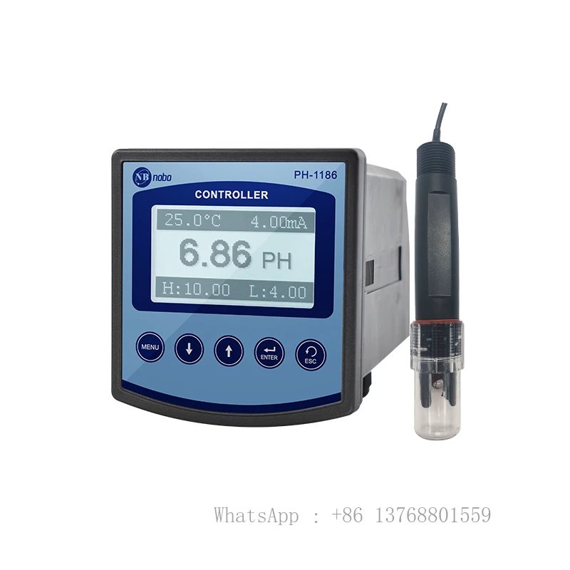 Water Online PH/ORP Meter With Sensor For Water Treatment Ph Controller Meter Digital Tester For