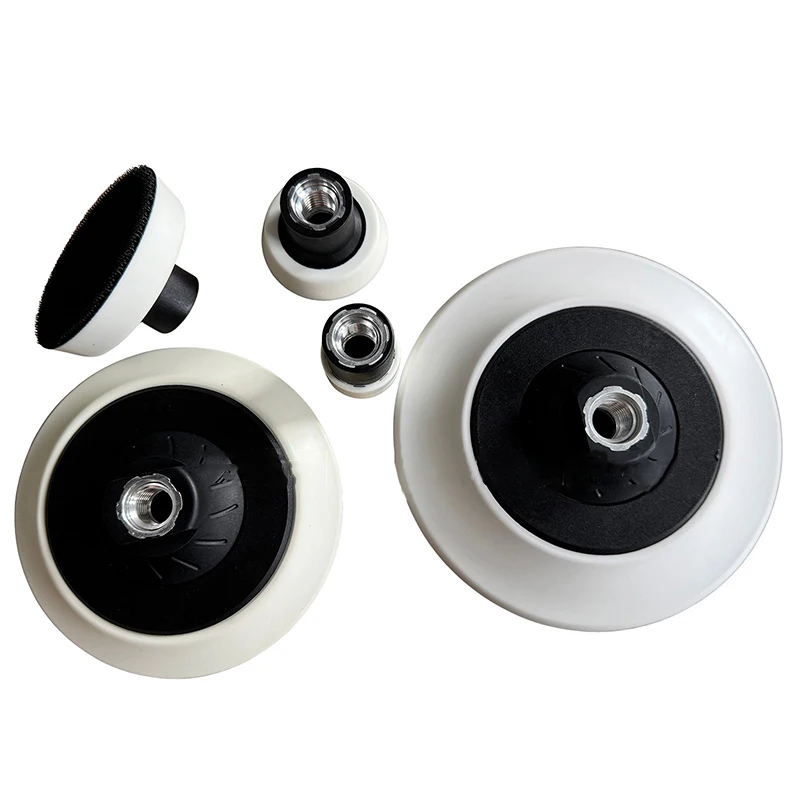 

Новая опорная подошва для полировальной машины 1.2/2/3/5/6 дюймов, опорная пластина на липучке с резьбой M14 для шлифовки и полировки автомобилей