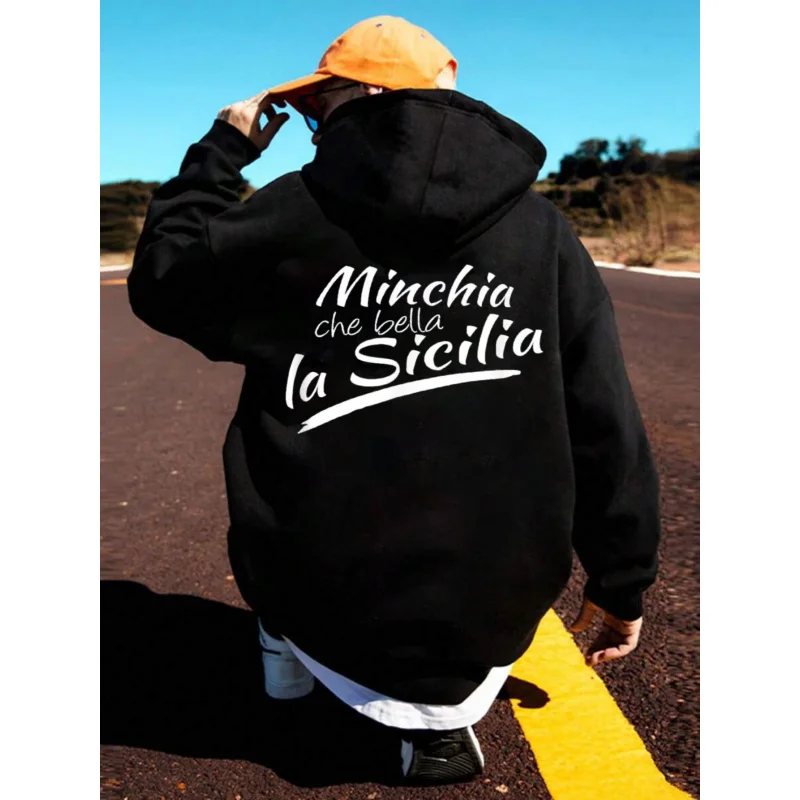 Mens Hoodie Black M…