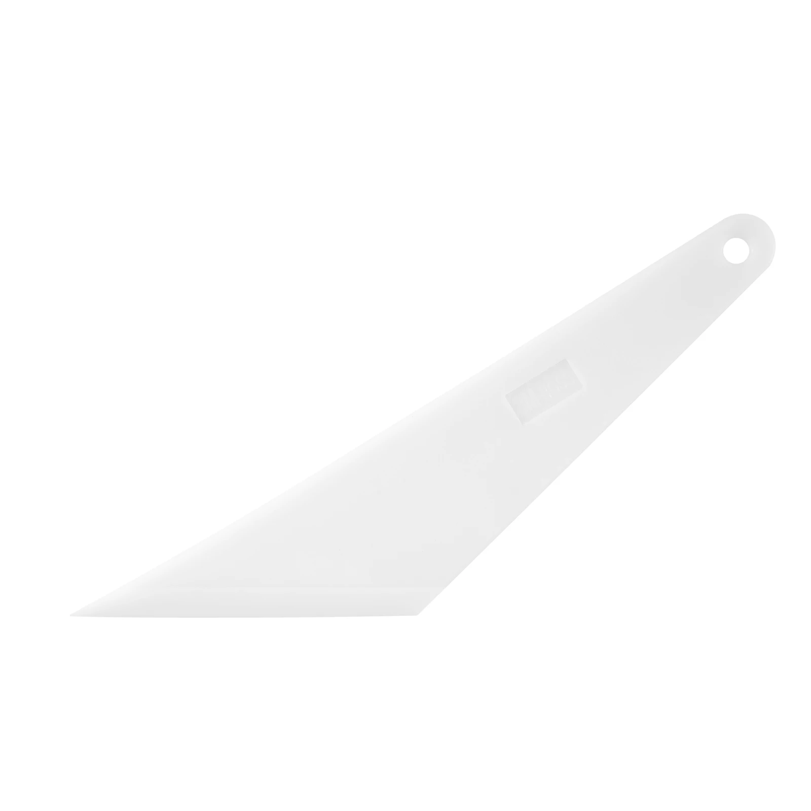 White Triangle Plastic Scraper Anti Scratch Car Window Tint Vinyl Wrap Film Squeegee Bubble Remover Application Auto Tint Tools
