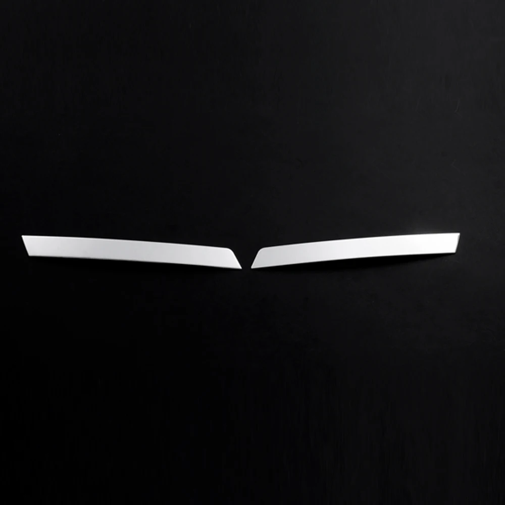 2pcs Car Front Grill Trim Front Grill Side Trim Stainless Steel Car Styling Cover Accessories For Toyota Voxy Noah 80 2014-2016