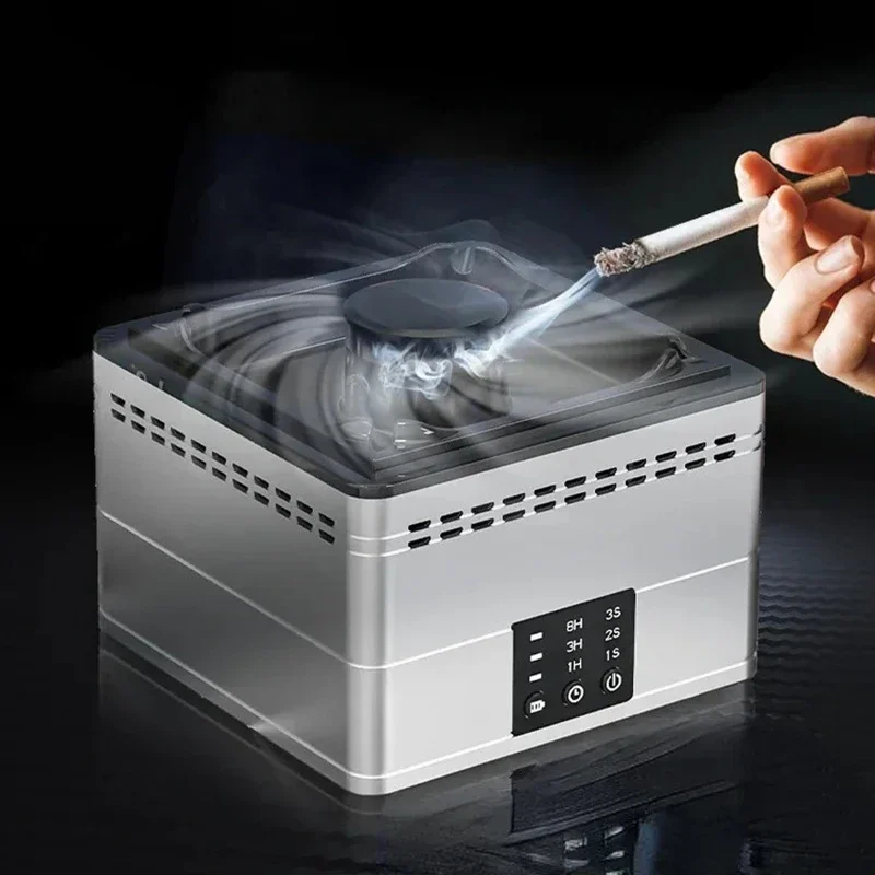 Anion Ashtray Air Purifier Home Office Anti-Second-Hand Smoke Double-Effect Filter Anti-Smoke Smell Eliminator Cleanair for Home