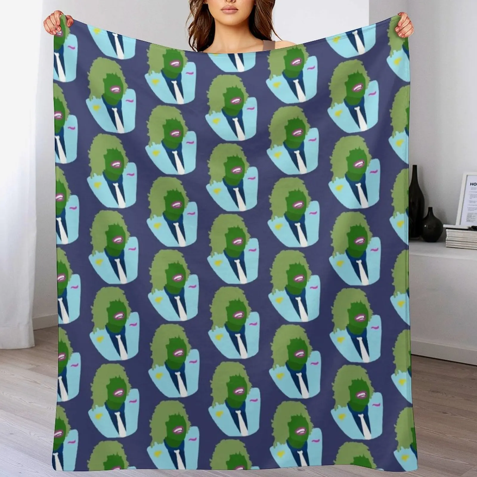 Old Gregg Throw Blanket Soft Comfort Blanket for Reading Watching TV