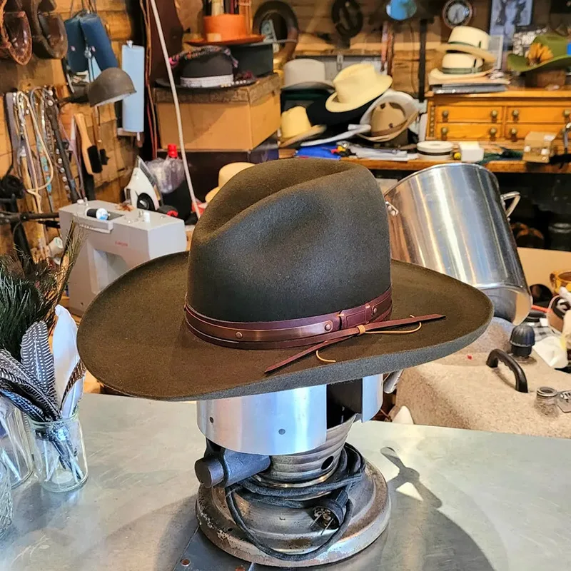 

French-Style Folded Vintage Wool Hat, Pure Wool Felt Hat, Autumn and Winter Wool Felt Hat