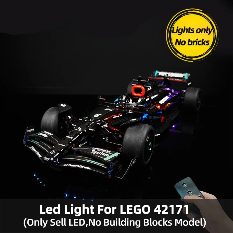 مجموعة إضاءة LED لبنات البناء متوافقة مع LEGO Death Star Wars Harry Potter Mercedes F1 Technic 75159 75978 42171 #3