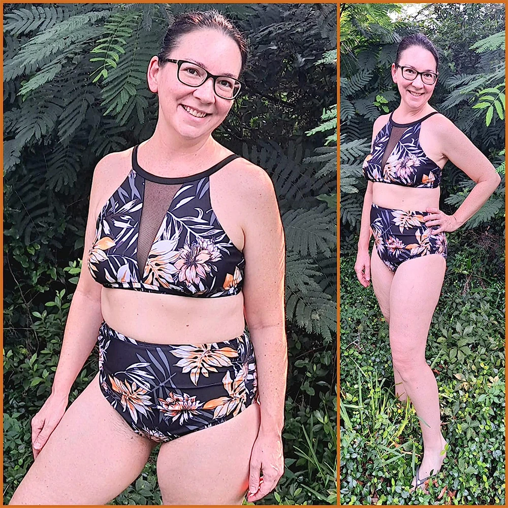 High Waist Bikini Set for Women 2023 Summer Two Pieces Solid Color Hollow Out Sexy Swimsuit Beach Bathing Suit Swimwear Women