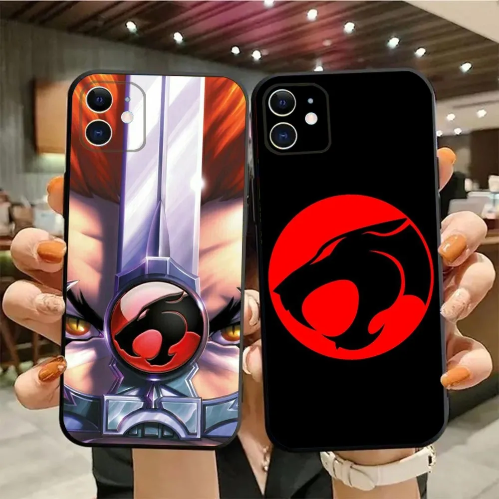 

T-ThunderCats Phone Case For iPhone15,14,13,12,11,Pro,Max,Plus,Mini,X,XS,XR,8,7,6,S,Plus,SE Soft Black Case