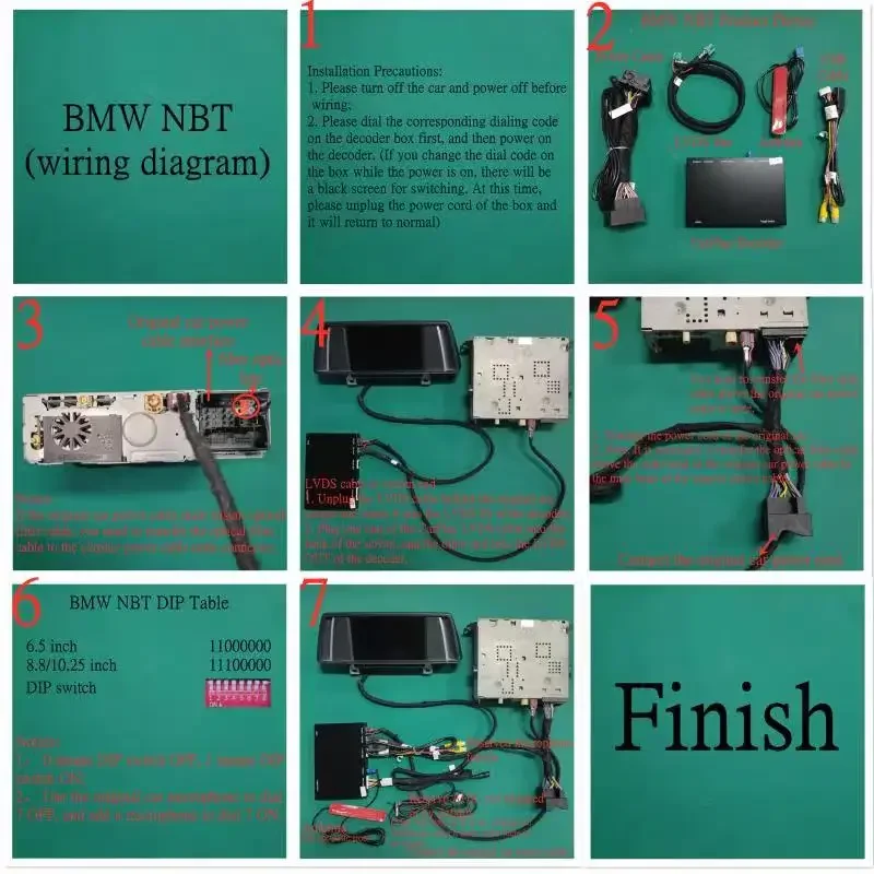 2024 Nieuwe Multimedia Interface Draadloze Carplay Retrofit Kit Decoder Voor Nbt-Systeem