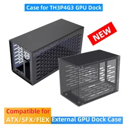 TH3P4G3 Metal Case Thunderbolt-compatible GPU Dock Exteral Graphic Card Adapter Suitable for ATX SFX FlEX(1U) Power Supply