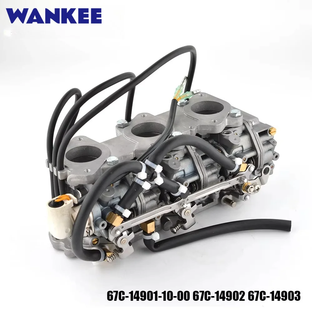 Carburetor Assy 67C-14901 67C-14902 67C-14903 for Yamaha 4T Outboard Motor F40HP 69H-14901