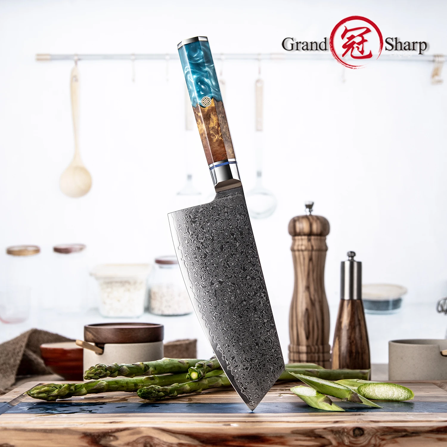 

Японские ножи из дамасской стали кухонный нож шеф-повара, нож мясника для овощей, рыбы, мяса, инструмент для нарезки, профессиональный гаджет мясника