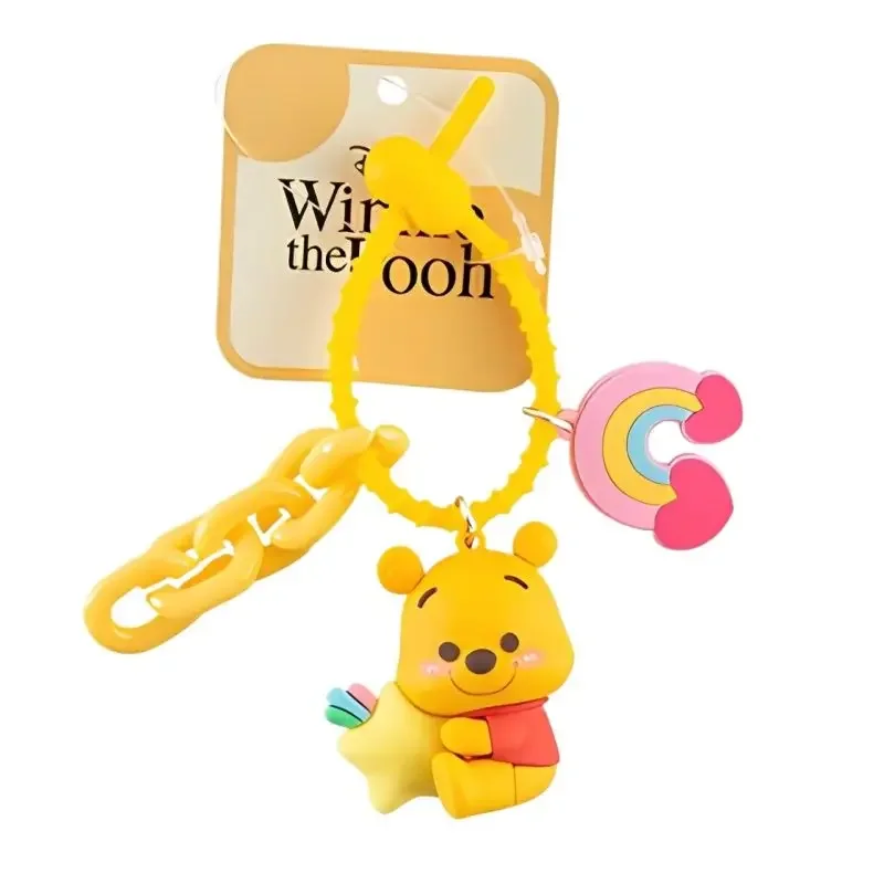 Disney Pooh Bär Tigger Eeyore Ferkel kreative süße Kawaii Animation periphere Schlüsselanhänger einfache Cartoon Rucksack Anhänger Geschenk