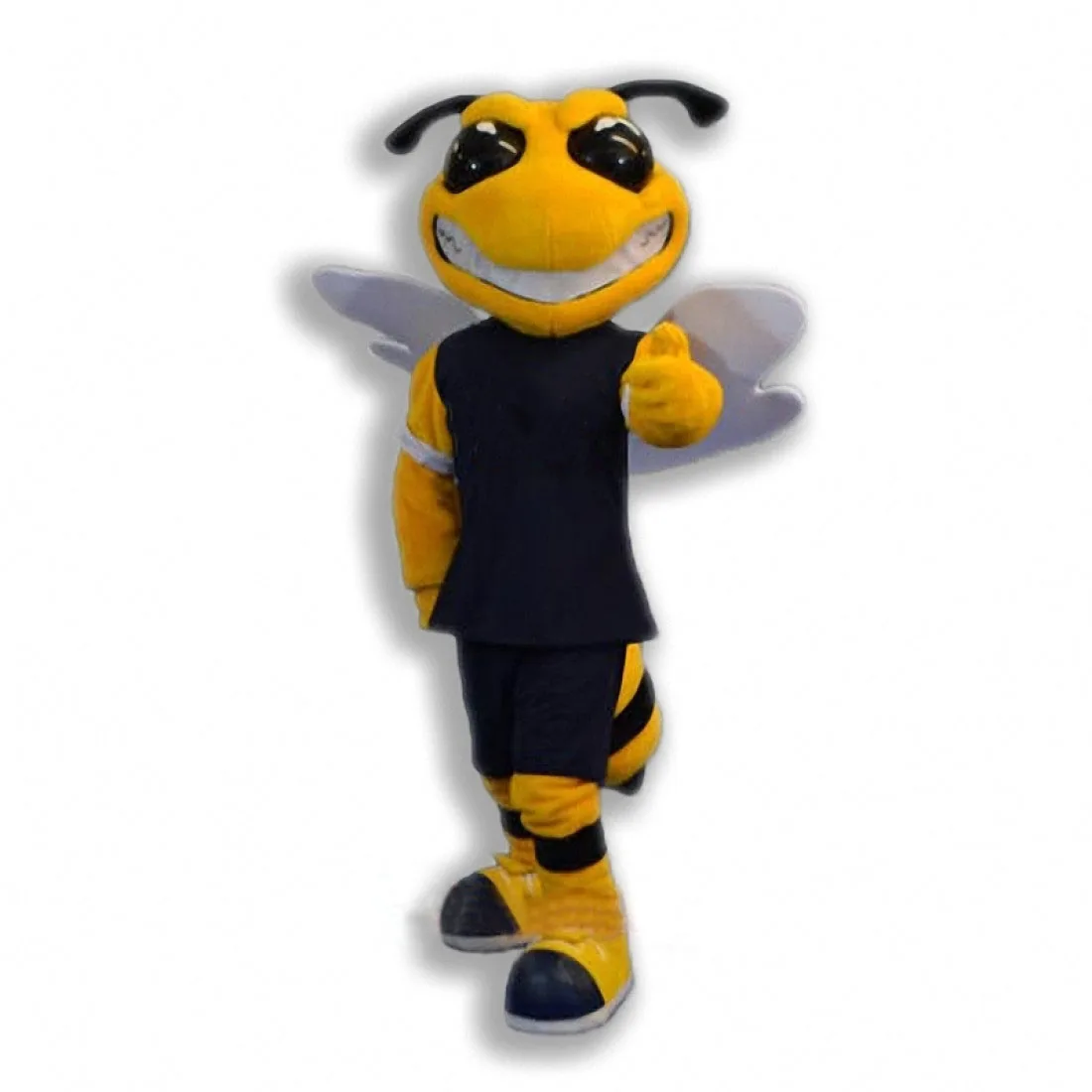 

Custom Yellow Bee Mascot Costume Delux Happy Honeybee Theme Cartoon Anime Cosplay Fancy Dress Kits for Holiday College Sports