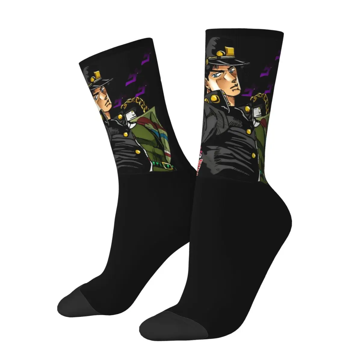 Dio Brando And Jotaro Kujo Socks Winter Stockings Fashion Men Warm Soft Socks Graphic Running Anti Skid Socks