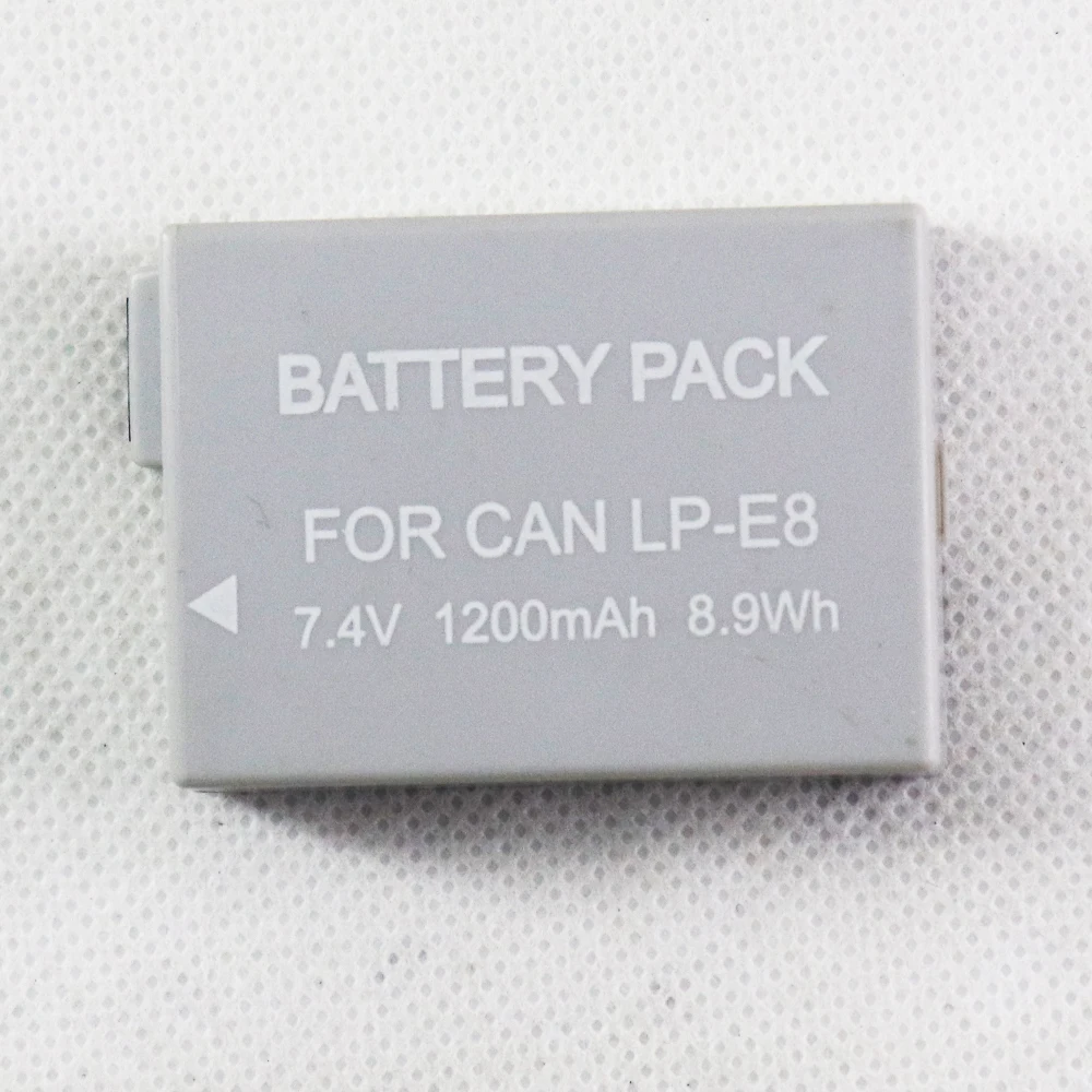 LP-E8 Battery for Canon Rebel T3i T2i T4i T5i 600D 550D 650D 700D Kiss X5 X4 Kiss X6 Digital Camera