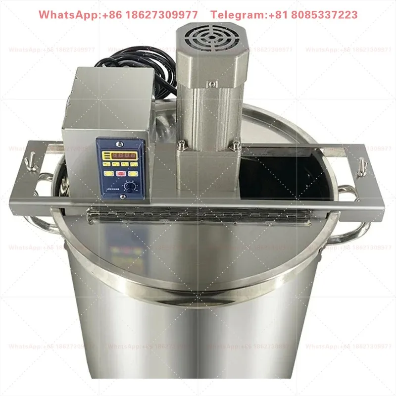 Máquina de Cocina Comercial Pequeña de 400W, Totalmente Automática, para Salsas, Base para Hot Pot, Salsa de Chile y Frijoles