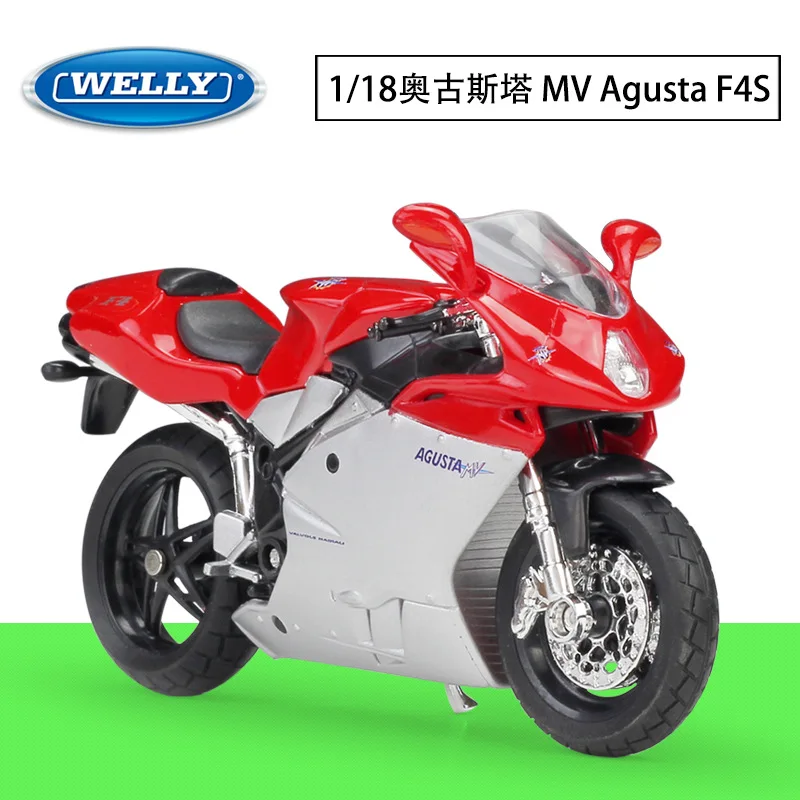 1:18 Scale Welly MV AGUSTA F4 S Diecasts & Toy Vehicles Metal