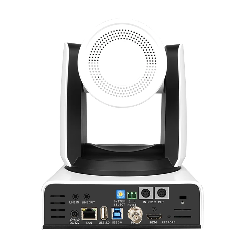 4K 30X Optical Zoom 60fps PTZ Camera with AI Smart  Tracking HDMI SDI USB POE NDI Video conference online Church live cam