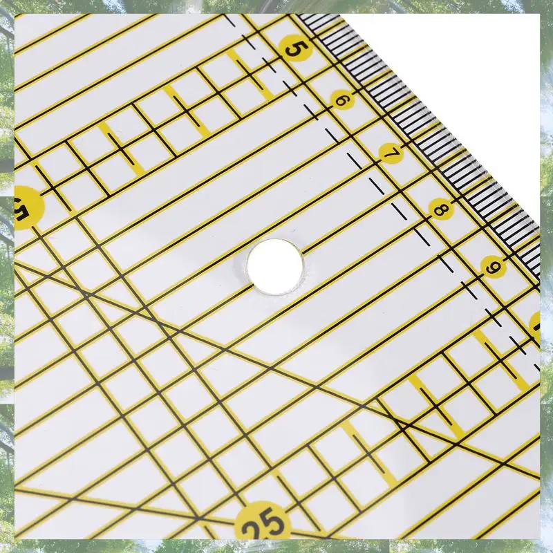 

Premium-3X Cutting Ruler Multi-Purpose Patchwork Cloth Quilt Ruler Diy Garment Design Drawing Cutting Craft Ruler 30 X 15Cm