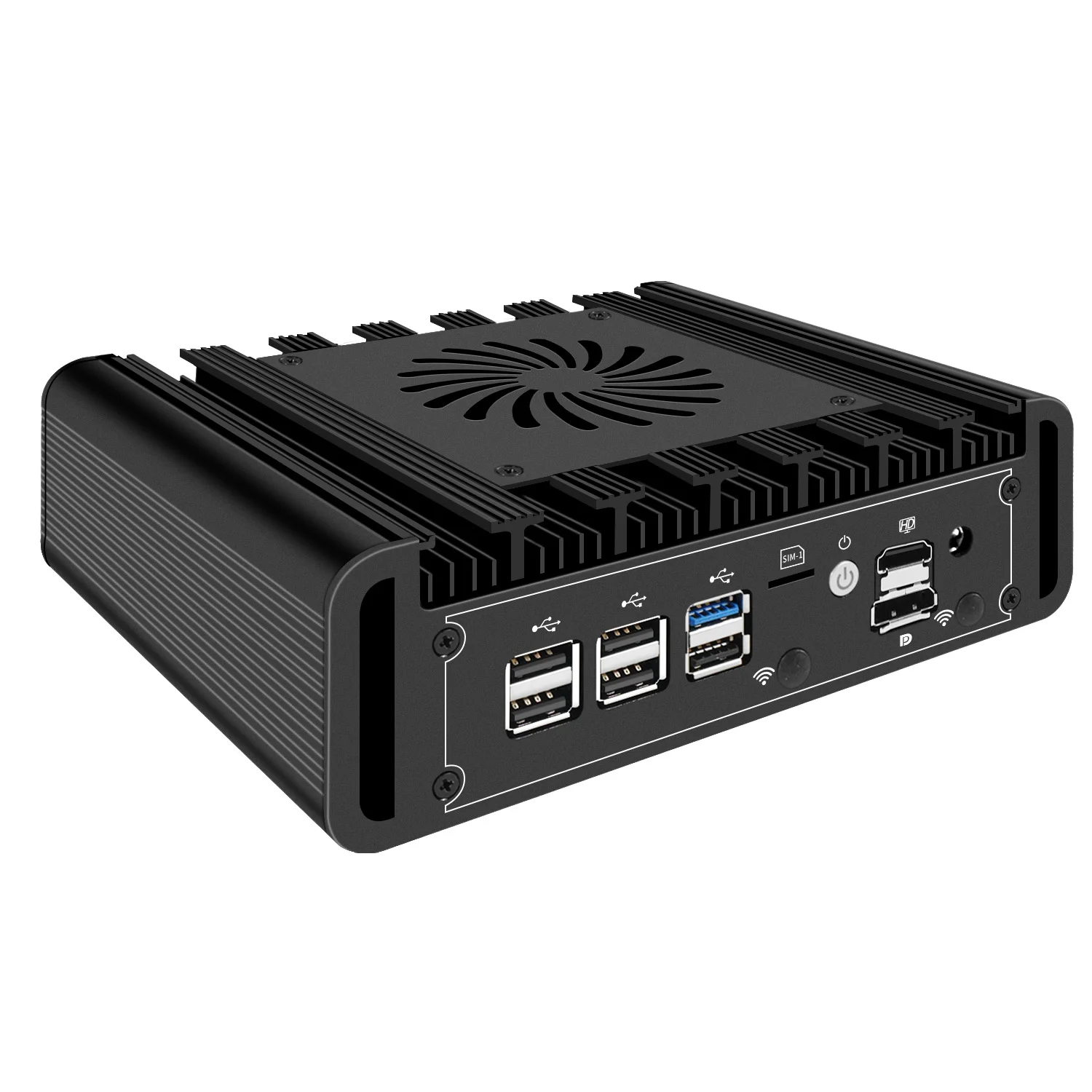 Solid Firewall Mini PC 2x10G SFP+ 3x2.5G LANs Intel i3 N300 N100