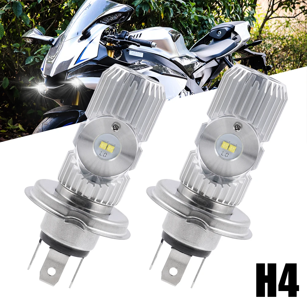 

2x H4 LED Headlight Bulbs for Motorcycle Hi/Lo Beam H4 LED Lamp For KTM E-XC EXC-F XC For Honda CB CBX For Kawasaki VN 15 1500