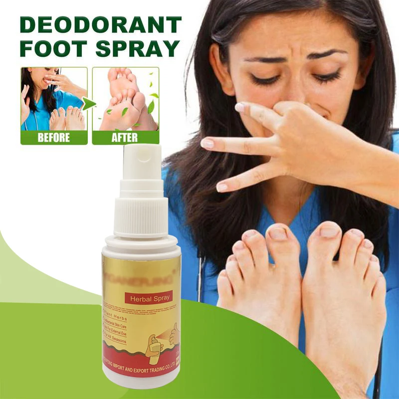 Shoe Deodorizer Foot Shoe Odor Spray Foot Odor Shoes Stink Freshener Socks Odor Remover Spray Refresh Antiperspirant