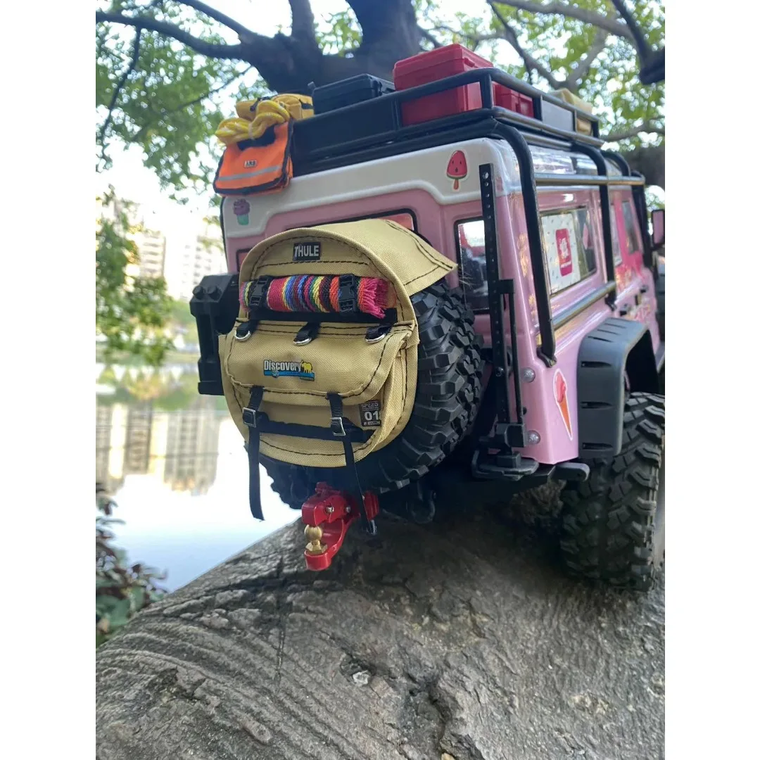 RC Simulated Roof Luggage Bag Custom Mood Parts Kit For MJX H8H YK4082 YK4083 1/8 RC Offroad Crawler Car Replacement Accessories