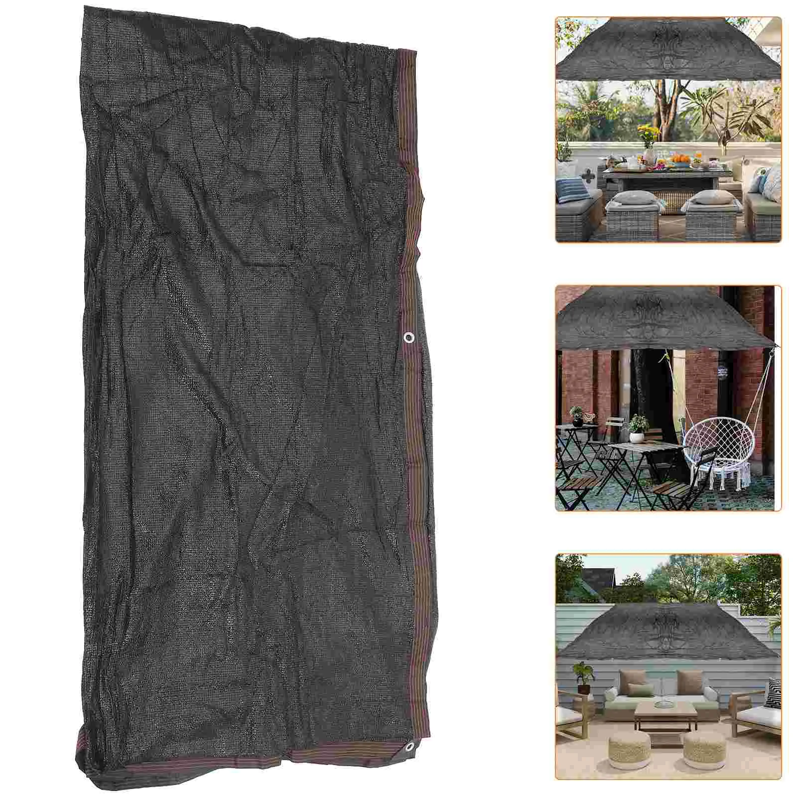 1PC 8 Stitching Shading Net Thickened Sunshade Net Heat Insulation Cloth Gardening Supply 3x3m thick shading net