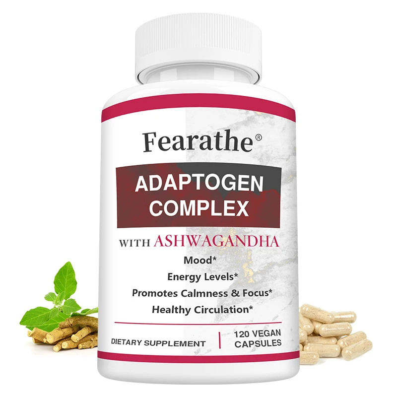 Adaptogen Complex - Relieve Stress, Sleep, Promote Brain and Nerve Health, Promote Blood Circulation and Cognitive Function