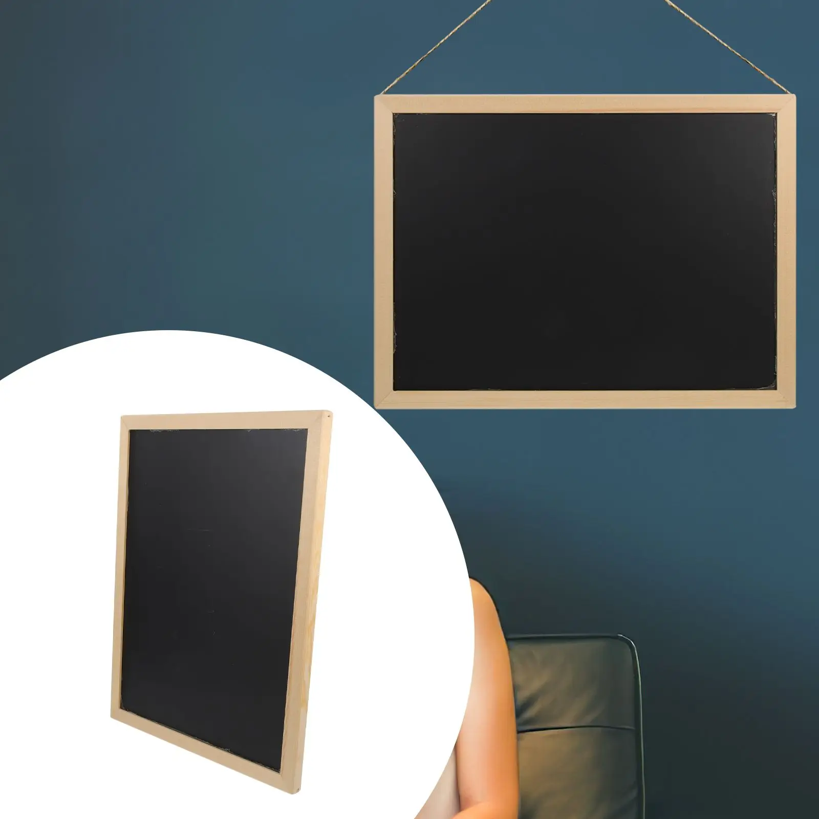 Hanging Chalkboard Signs Pine Miniature Table Chalkboard Wood Menu Board Decorative Message Vision Kitchen