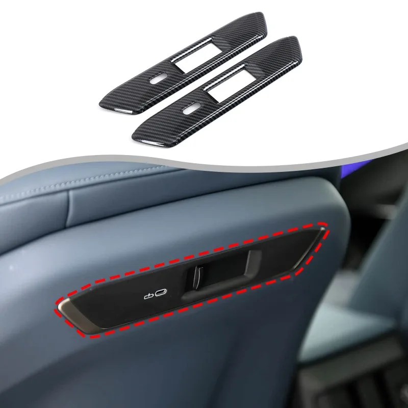 

2pcs ABS Carbon Fiber For 2025+ BMW X3 G45 Front Seatback Trim Options Automotive Seatback Trim Car Accessories