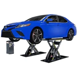 2.2Kw Mid Rise Quick Hydraulic Scissor Portable Car Lifts