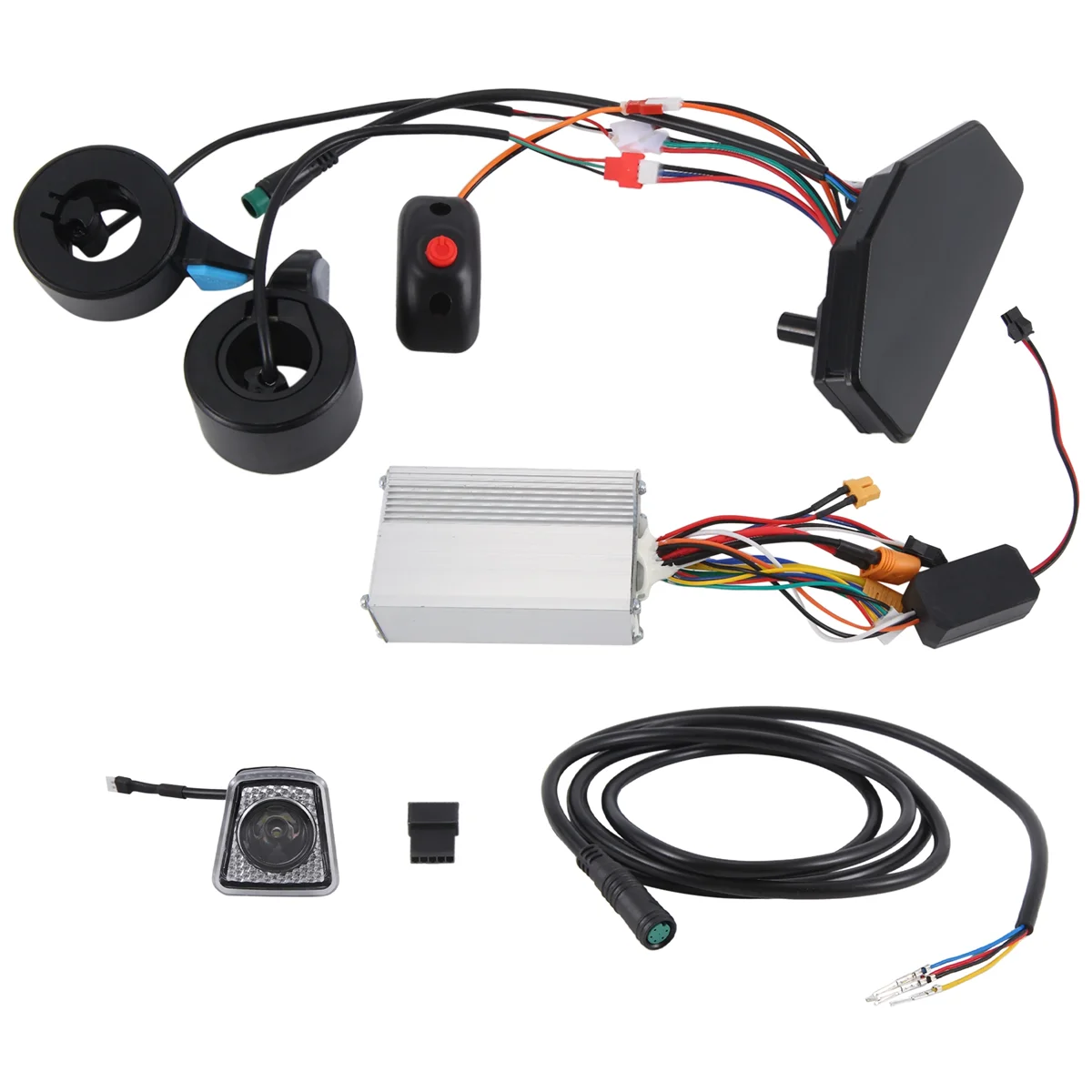 Upgraded 36V 350W Electric Scooter Brushless Controller+Light Full Kit for S8 Pro Electric Scooter E-Bike