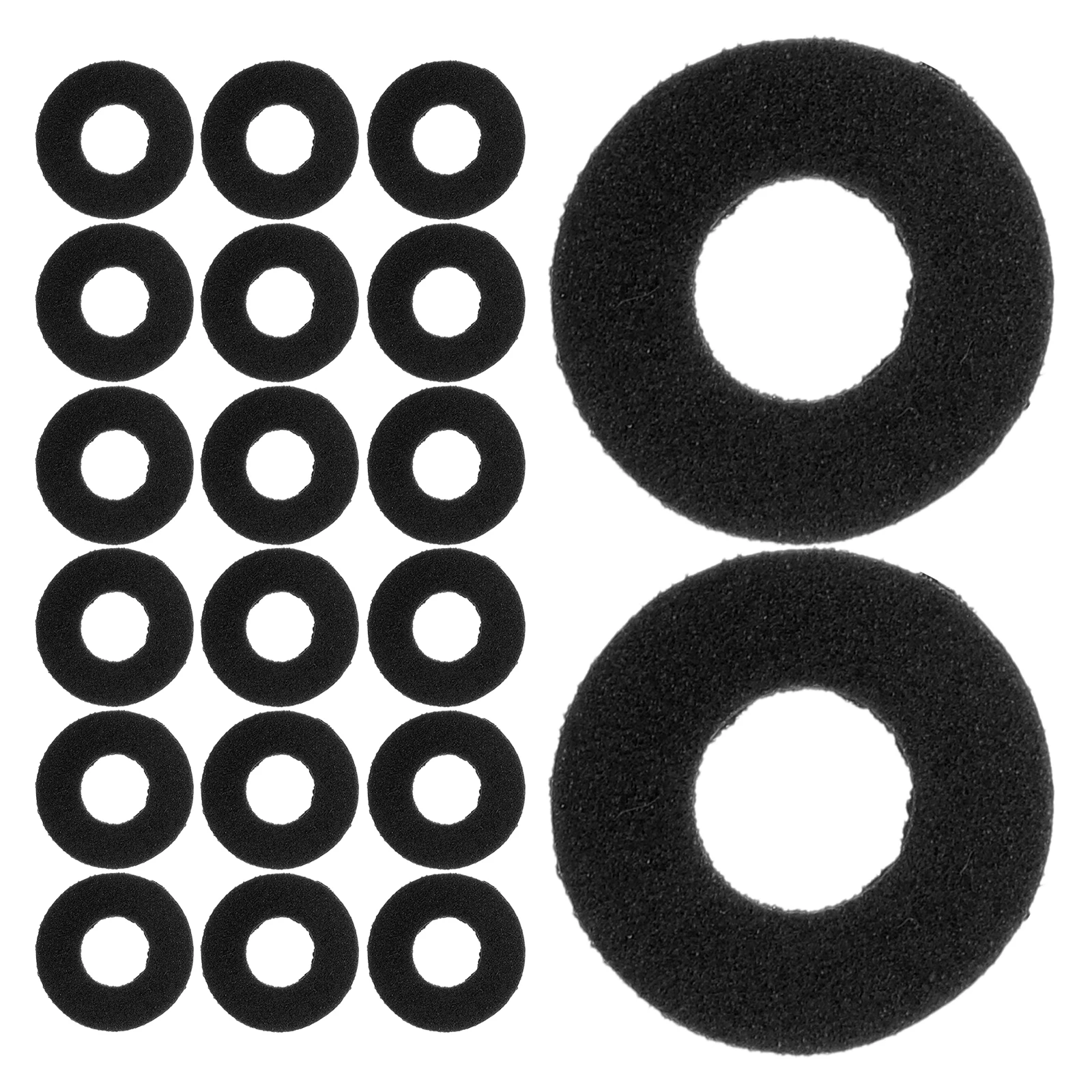 

100pcs Car Door Panel Buckle Sponge Pads High Density Shock Absorption Noise Reduction Universal Interior Screw Fixation Central