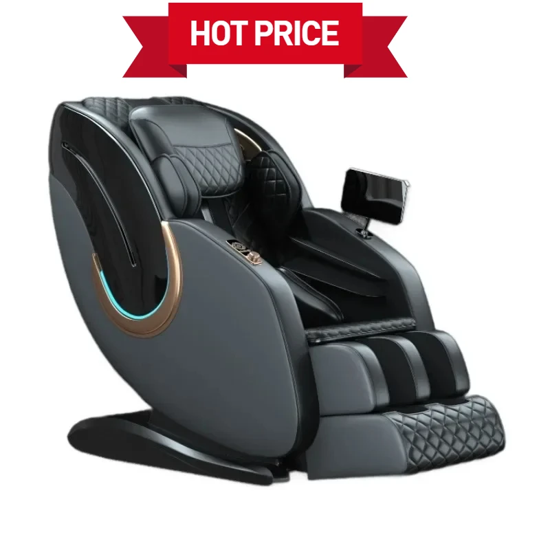 Full Body Massage Chair  Automatic multi-function luxury space capsule Kneading neck massage chair for shopping mallsFoot Roller