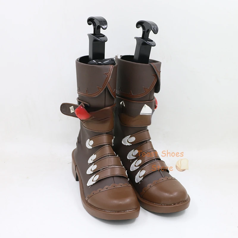 Game Genshinimpact  Diluc Ragnvindr Cosplay Boots Comic Game for Con Halloween Party Cosplay Costume Prop Handsome Style