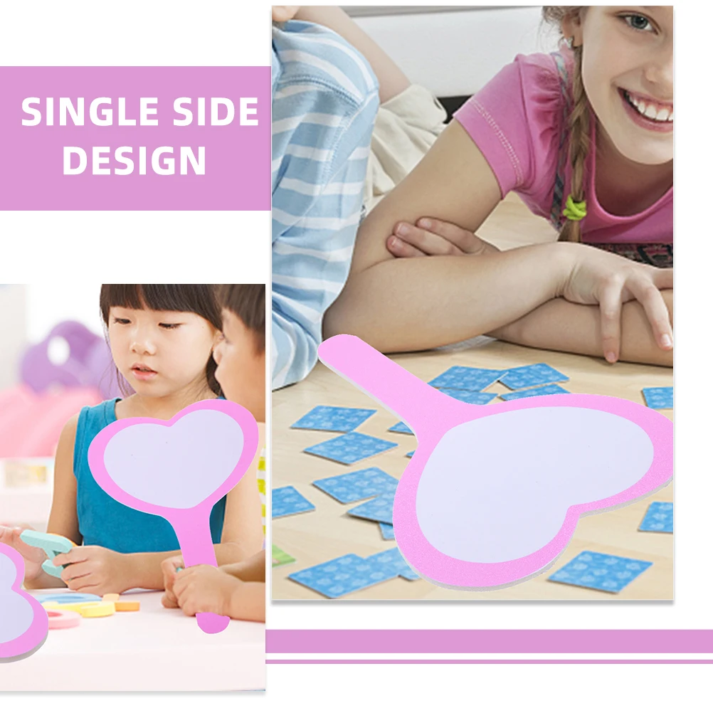 

Erasable Scoreboard Dry Erase Paddle Portable Small Whiteboard for Voting Auctions Competitions Wipeable Handheld Paddle Single
