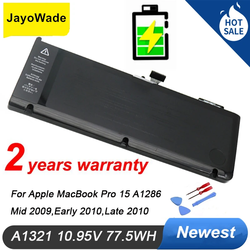 

Factory A1321 Battery for Apple MacBook Pro 15" A1286 2009 2010 Version 020-6380-A MC118LL/A MC372 MC371 MB985 MB986LL/A A1321