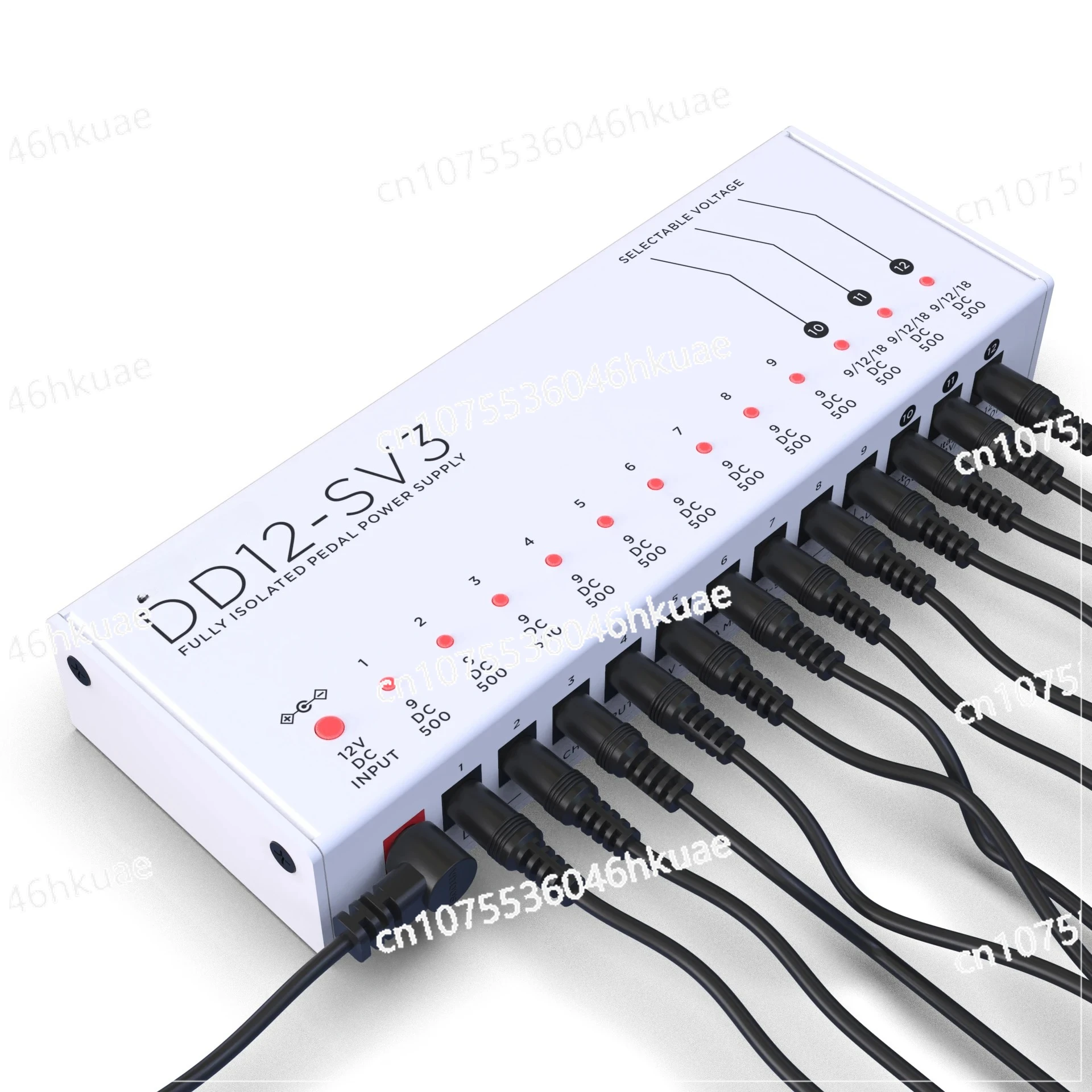 Мощный цифровой эффектор с пульсационным шумоподавлением DD12-SV3, источник питания педали эффектов, полностью изолированный фильтр