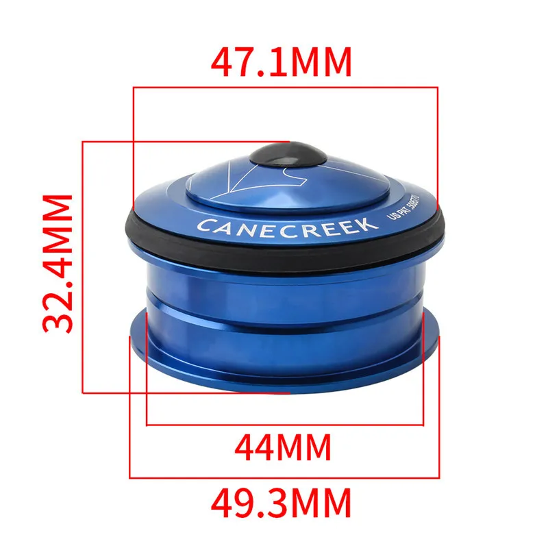 4 Colour Cycling Mountain Bike 44MM Headset 1 1/8 Headset Built Aluminum Bicycle Head Peilin Bearing Headset
